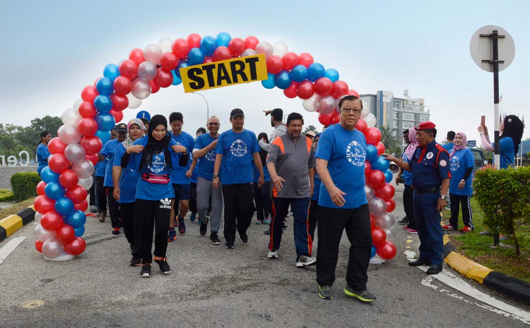 Launching of MyWellness Campaign & Brisk Walk With GMD