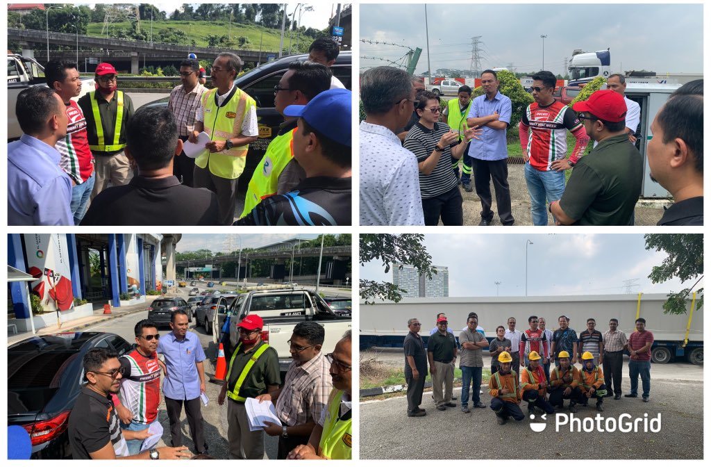 LAWATAN TAPAK BERSAMA TIMBALAN KETUA SETIAUSAHA KEMENTERIAN KERJA RAYA